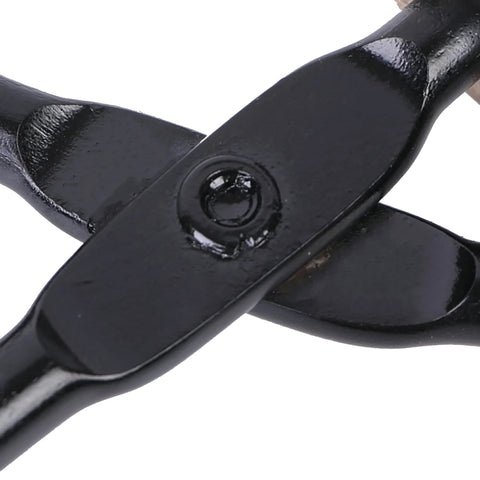 [YOLER Official] Bonfire Tongs, Charcoal Tongs, Firewood Scissors, Wood Handle, Fireplace Tongs, BBQ, Firewood Tongs, Charcoal Scissors, Steel, FPT01A, Cover Included