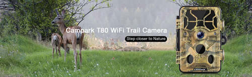 campark T80 WIFI trail camera