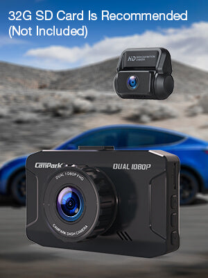 Capture Every Moment on the Road with Campark DC06 Dual Dash Camera –  Campark - Focus on Cameras