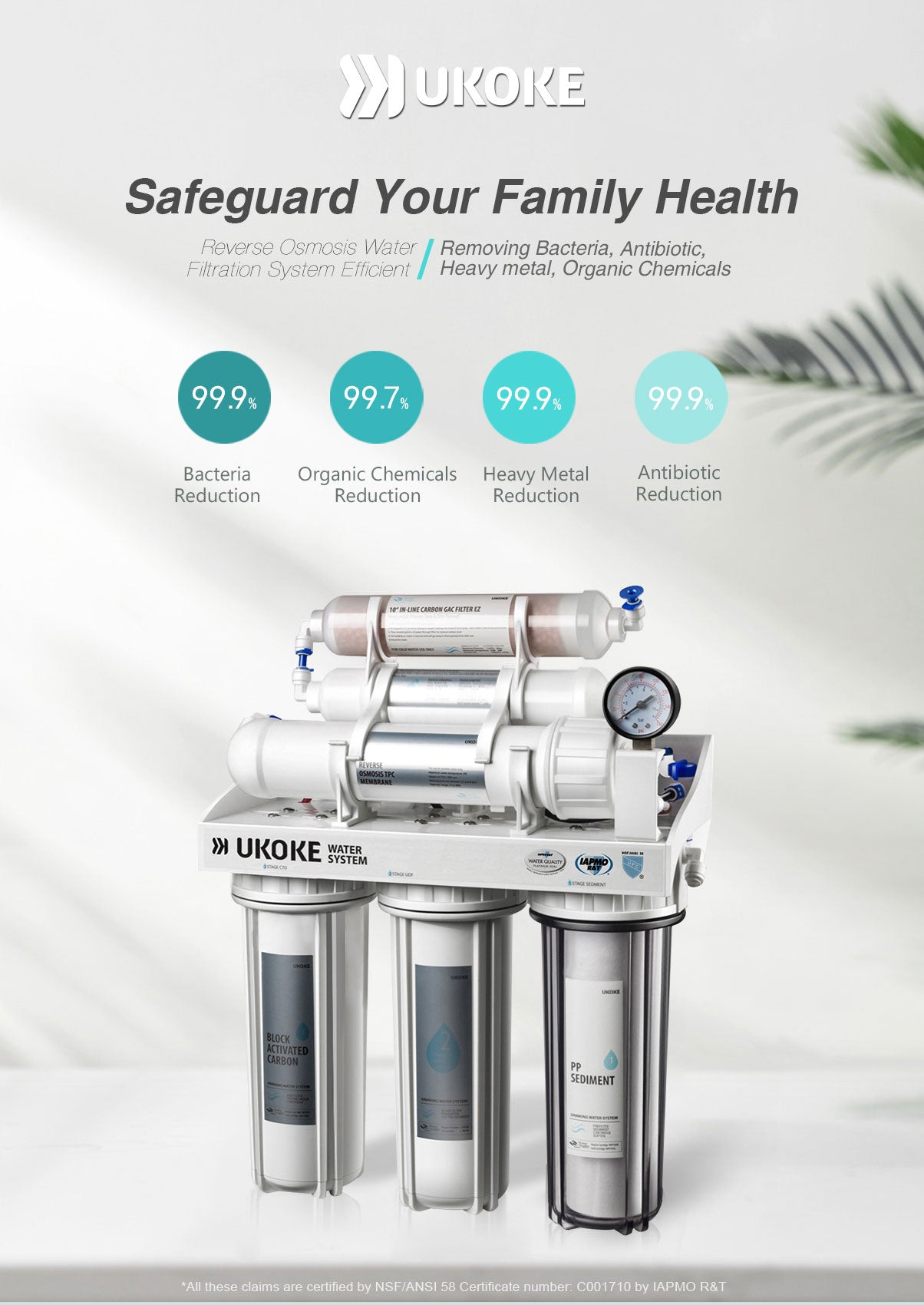 reverse osmosis water filtration system