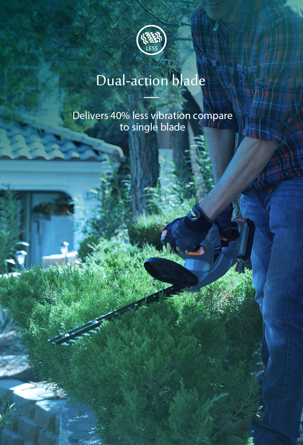 electric hedge trimmer