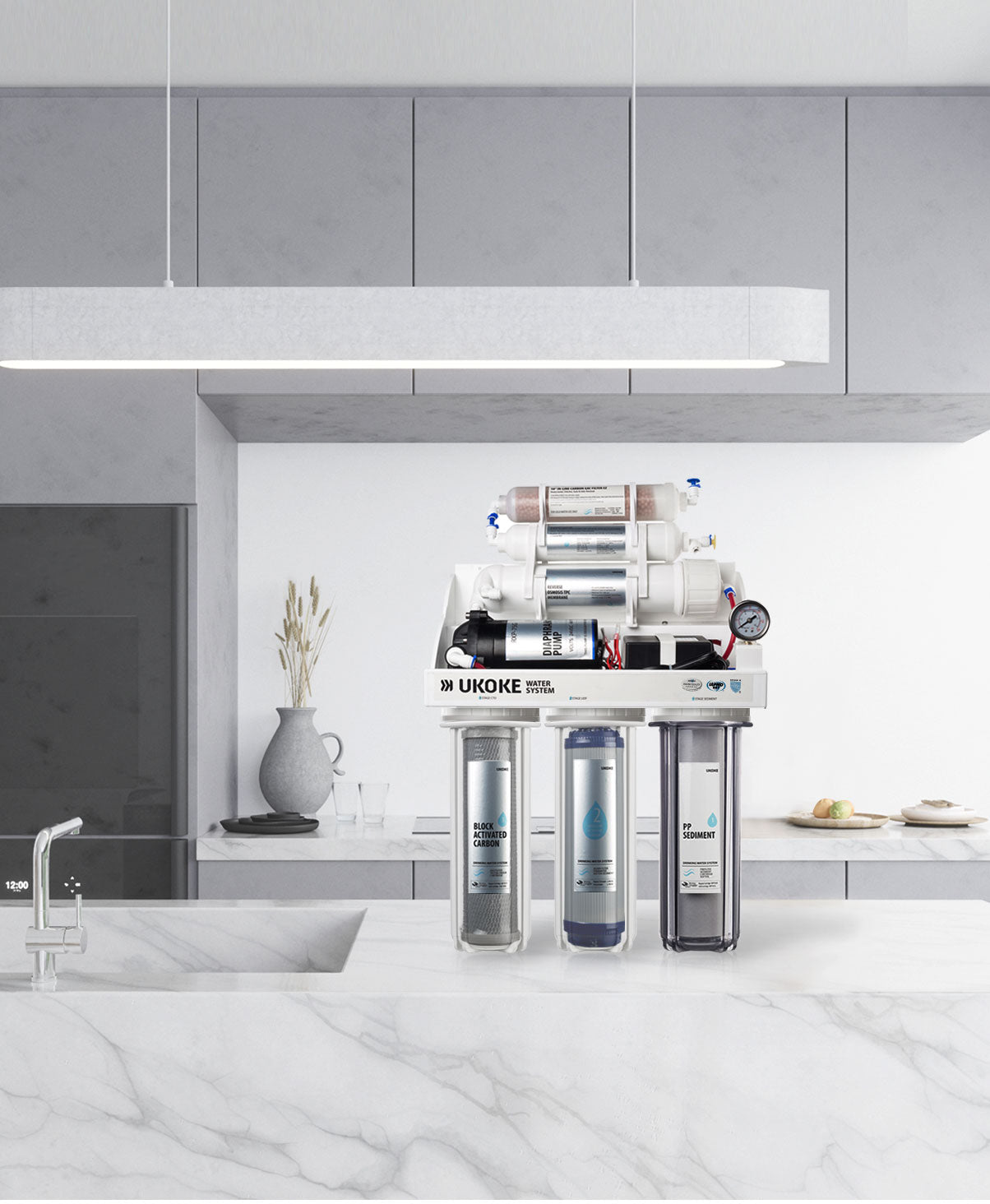 water system under sink