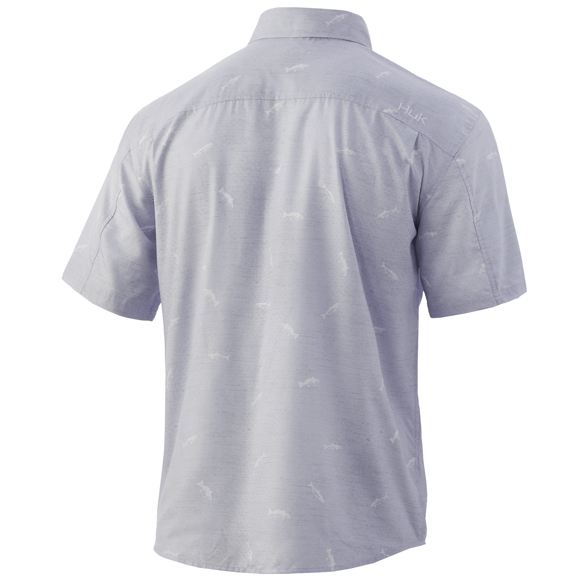 Marsh Teaser Short Sleeve Sport Shirt- Lavender Blue