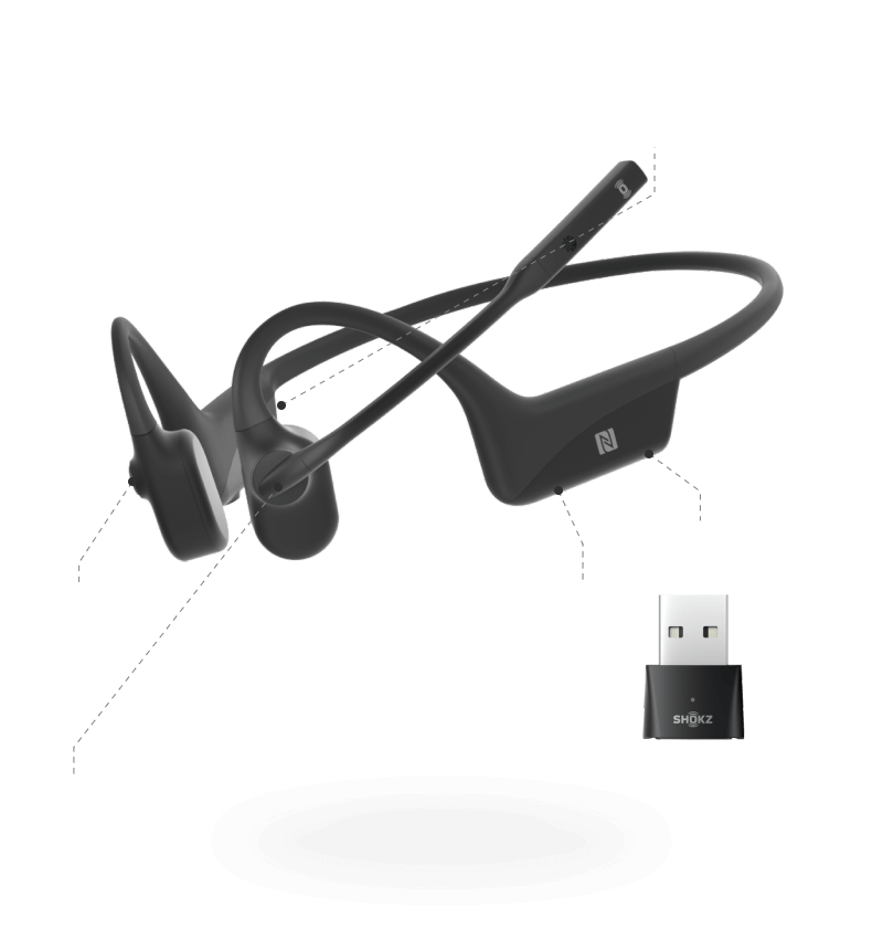 OpenComm UC Bone Conduction Headset - Best for Work | Shokz Official