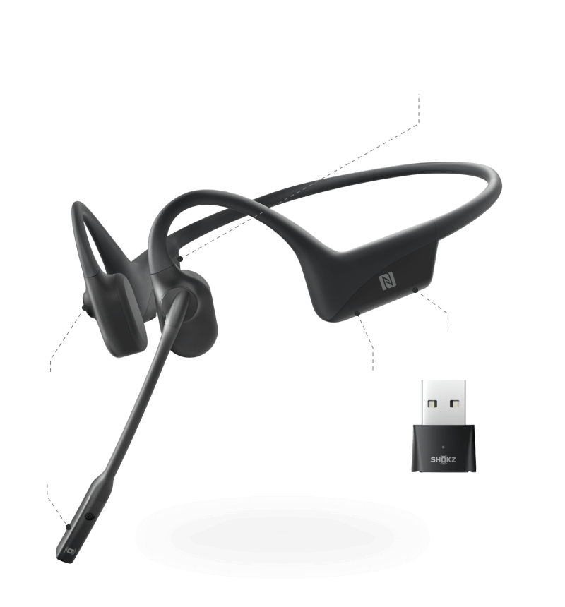 OpenComm UC Bone Conduction Headset - Best for Work