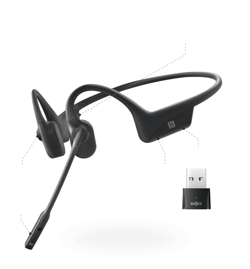 Shokz OpenComm Bone Conduction Stereo Headset – Shokz Asia Shokz OpenComm Bone Conduction Stereo Headset – Shokz Asia
