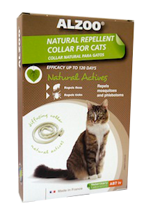 ALZOO Natural Repellent Collar for Cats