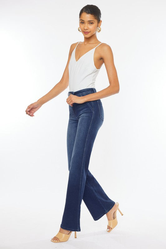 High Rise Slim Flare Jean