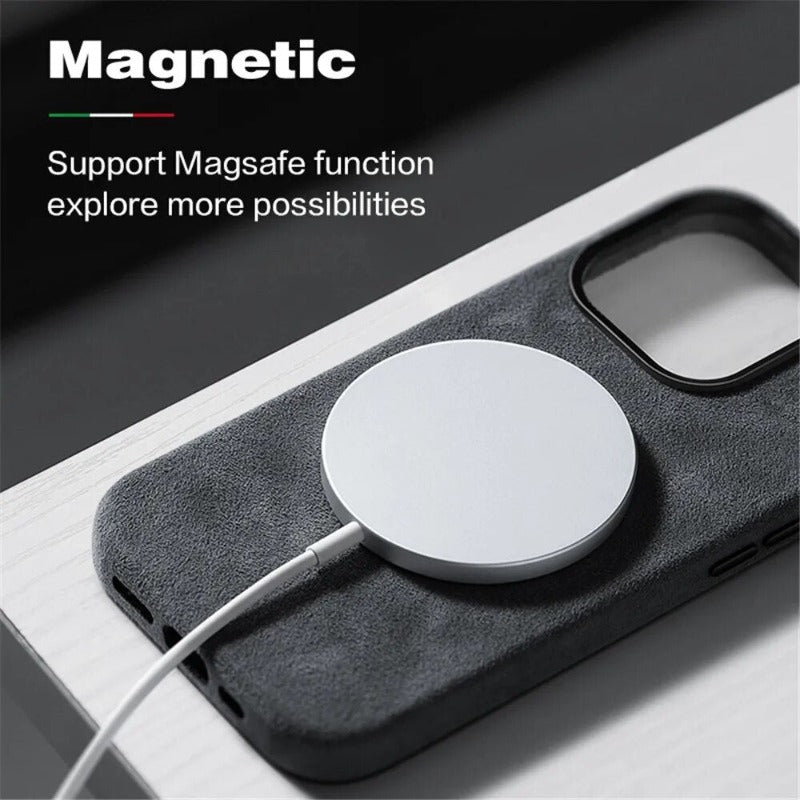 Alcantara with MagSafe Alcantara Leather Phone Case for IPhone