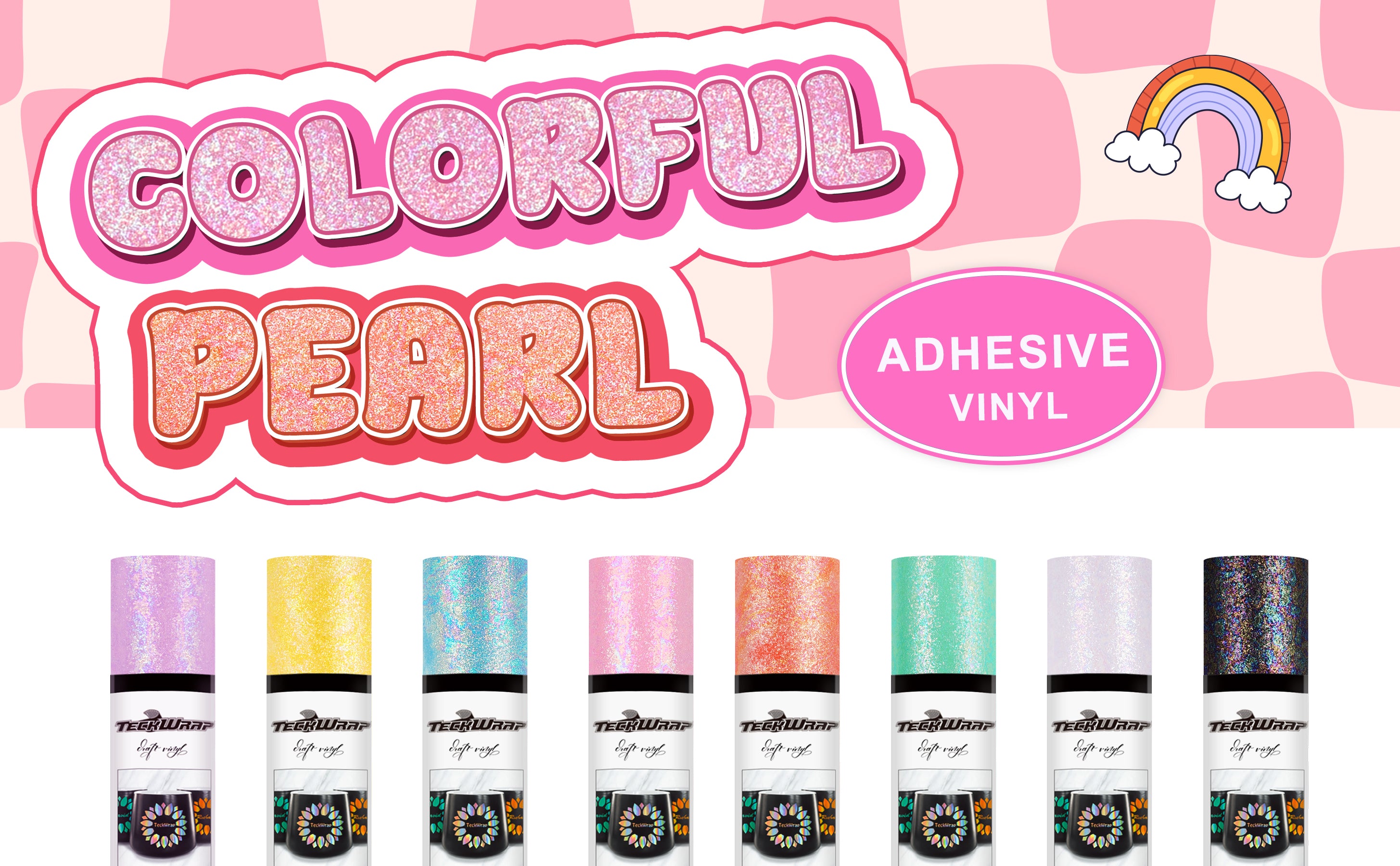 Colorful Pearl Adhesive Vinyl– TeckwrapCraft