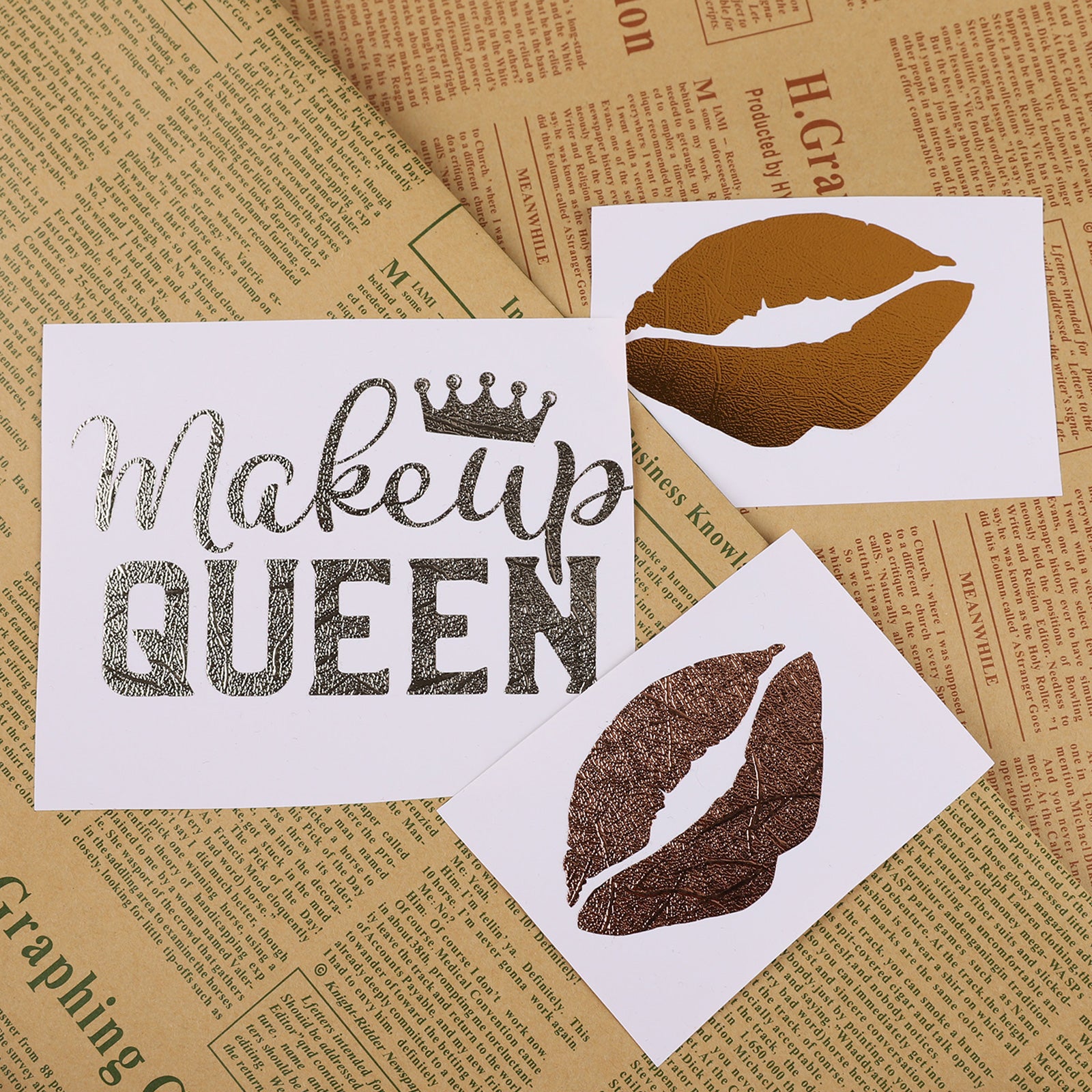 make up queen lips design