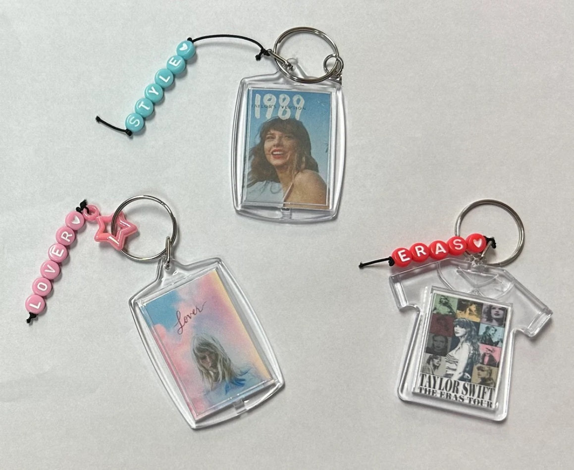 Taylor Inspired Keychains ~ choose your style! NEW