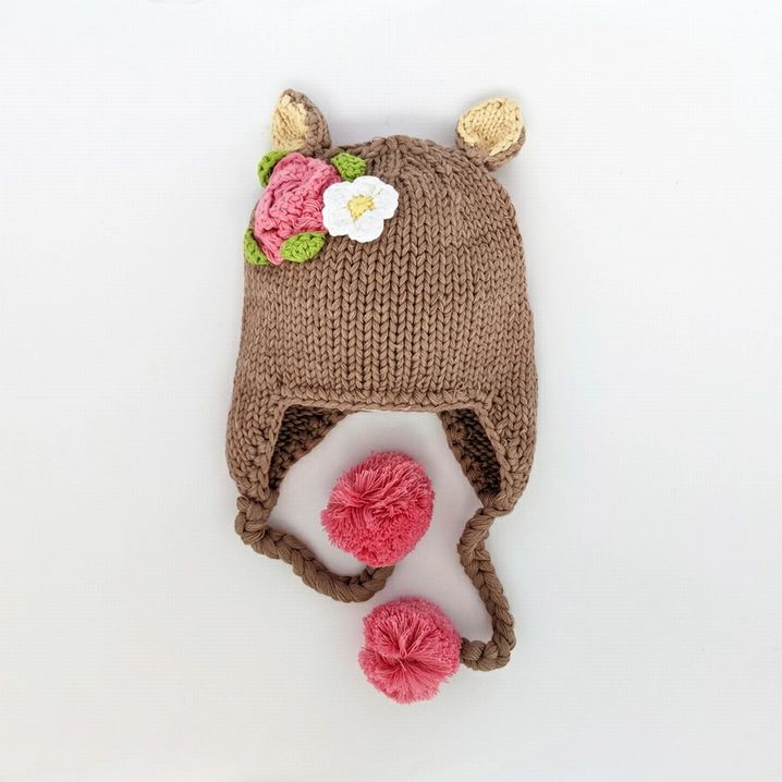 Doe Beanie Hat ~ knit baby Hat ~ choose size