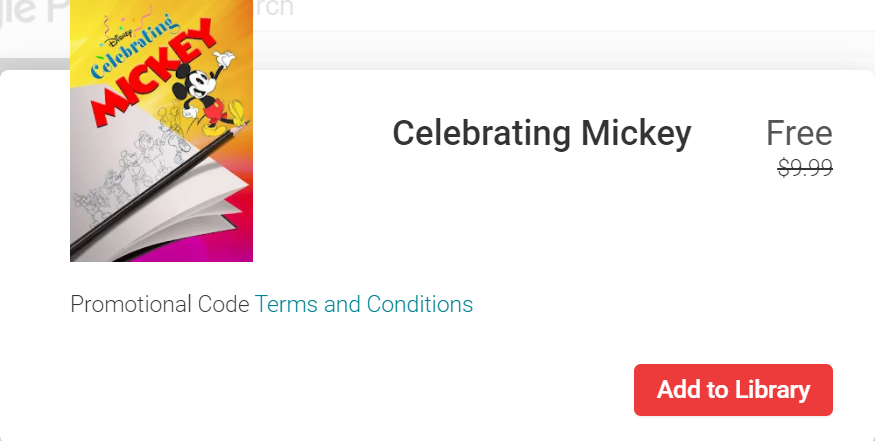 Celebrating Mickey Google TV HD Digital Code (Redeems in Google TV; HD Movies Anywhere & HDX Vudu & HD iTunes Transfer Across Movies Anywhere)