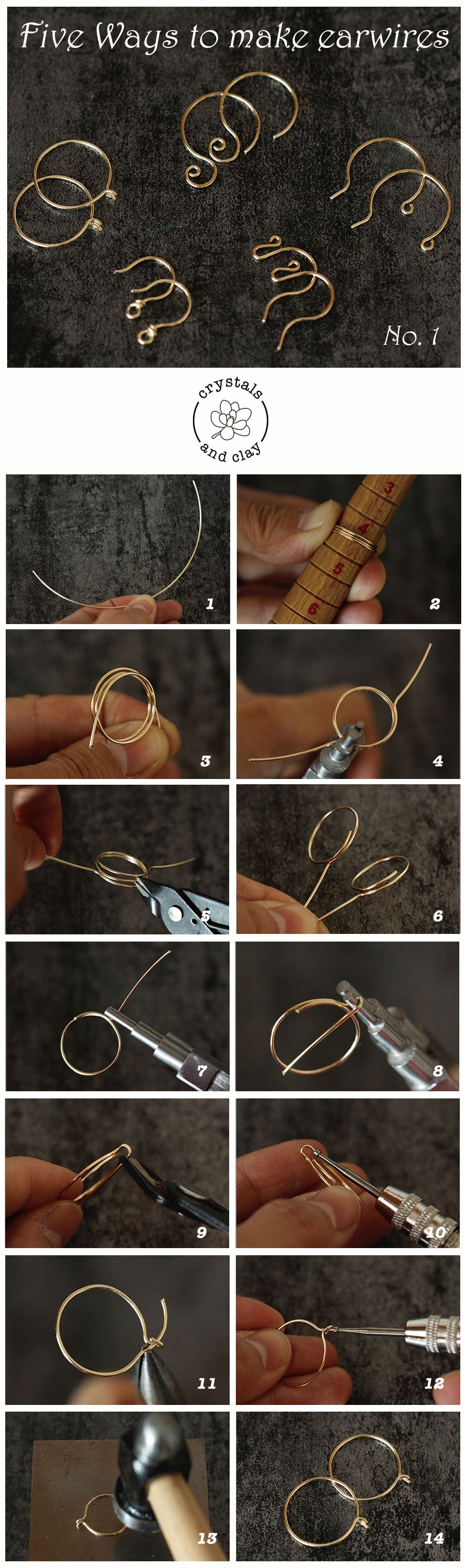 How to Make Square or Diamond Shaped Earwires - Jewelry Tutorial 