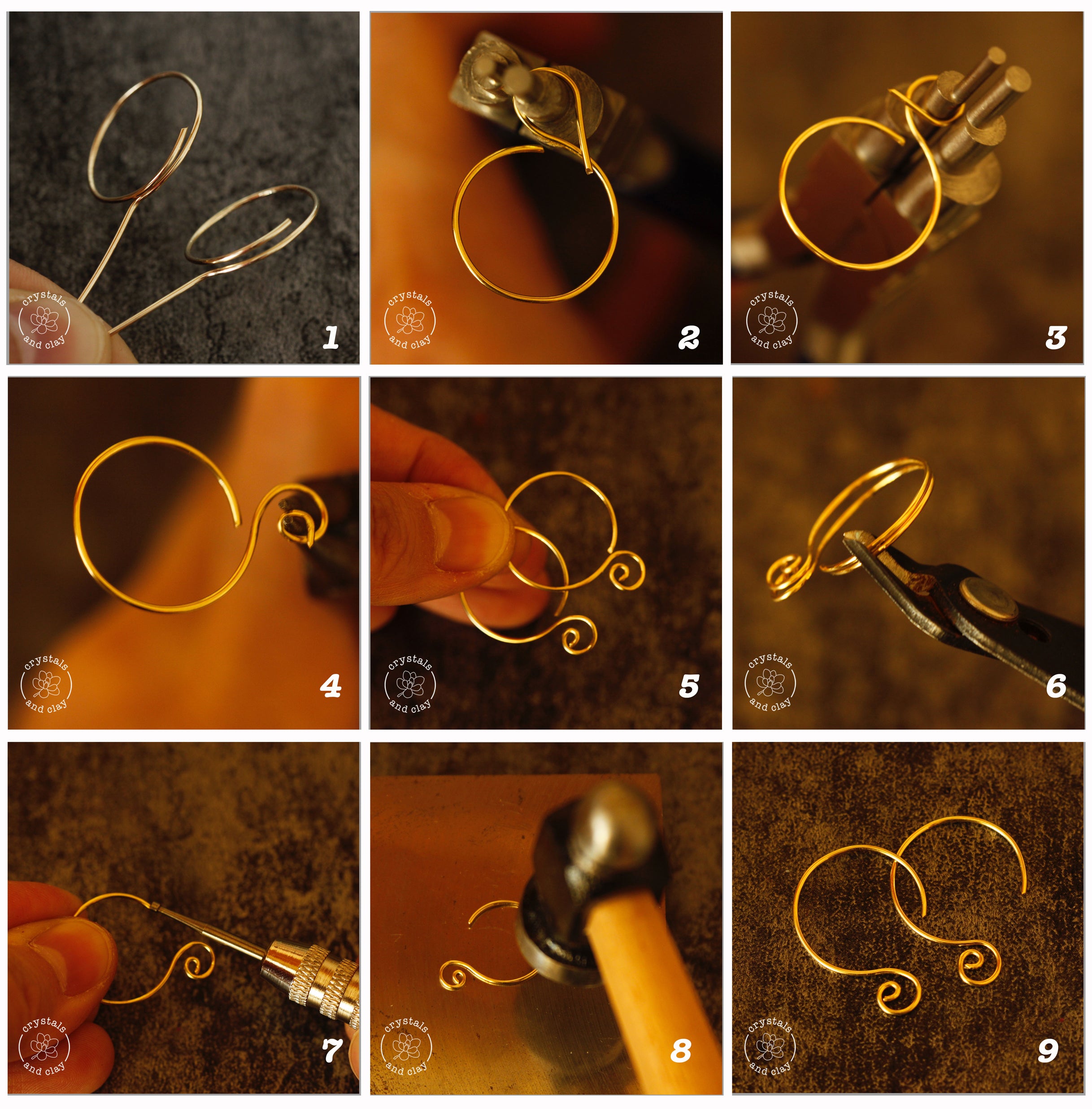 Jewelry Making Basics 4 – Five Ways To make Ear Wires – Crystals and ...