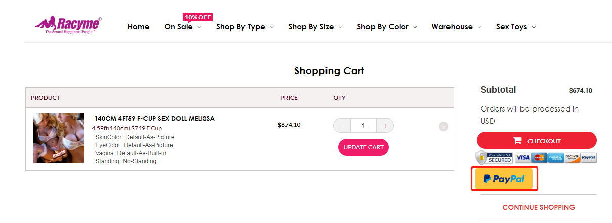 Paypal Checkout