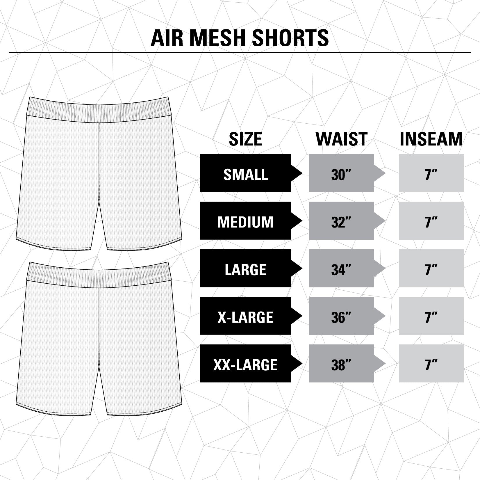 Vegas Golden Knights Two-Stripe Shorts for Men