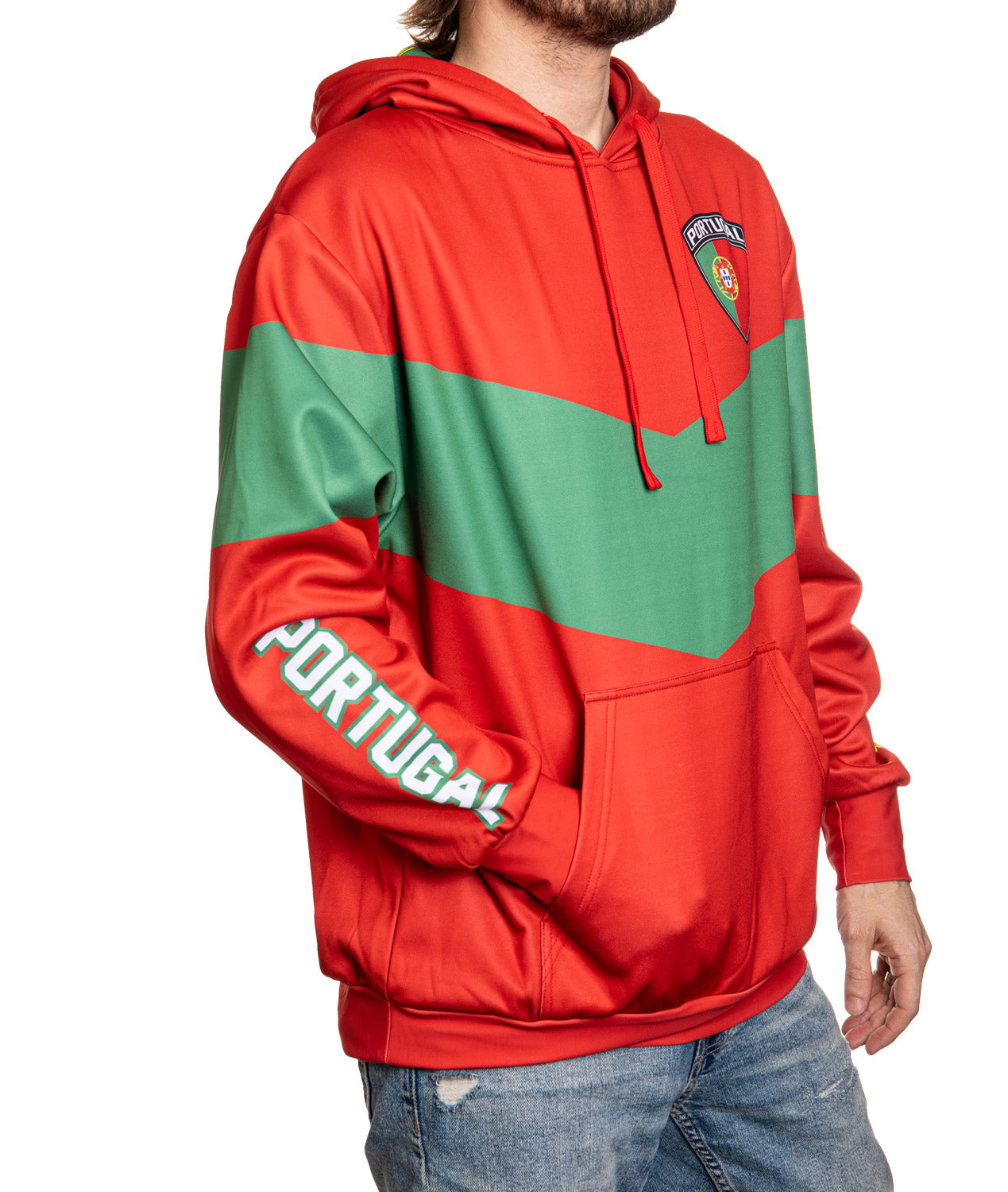 Portugal World Soccer Sublimated Hooded Sweatshirt