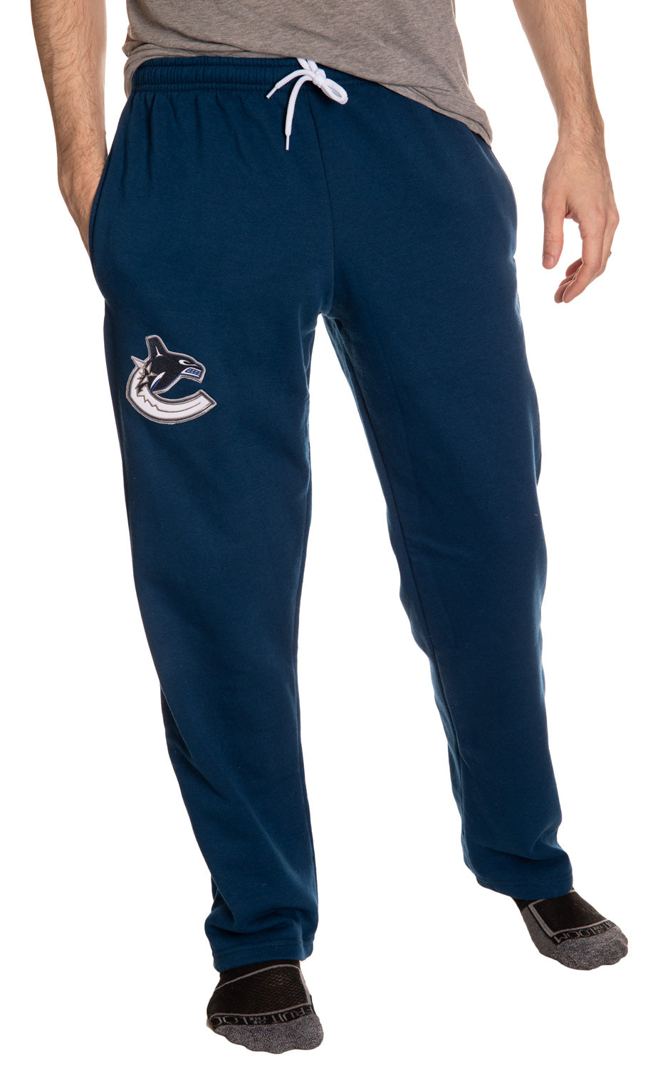 Vancouver Canucks Embroidered Logo Sweatpants for Men