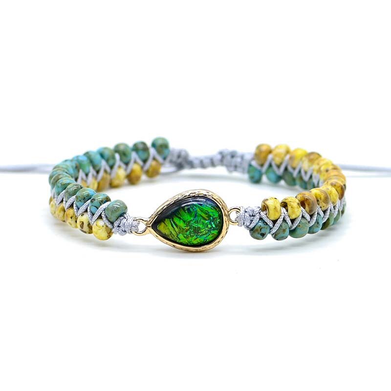 Spiritual Enhancing Green Opal Bracelet