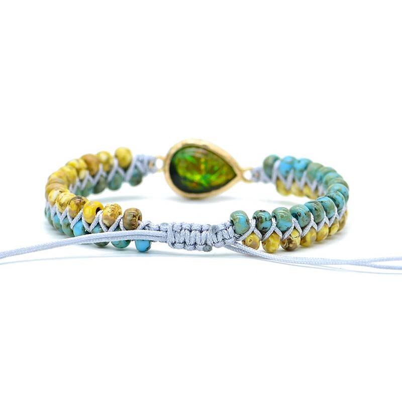 Spiritual Enhancing Green Opal Bracelet