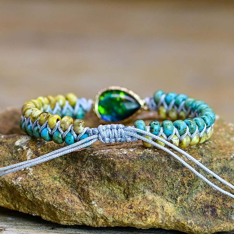 Spiritual Enhancing Green Opal Bracelet