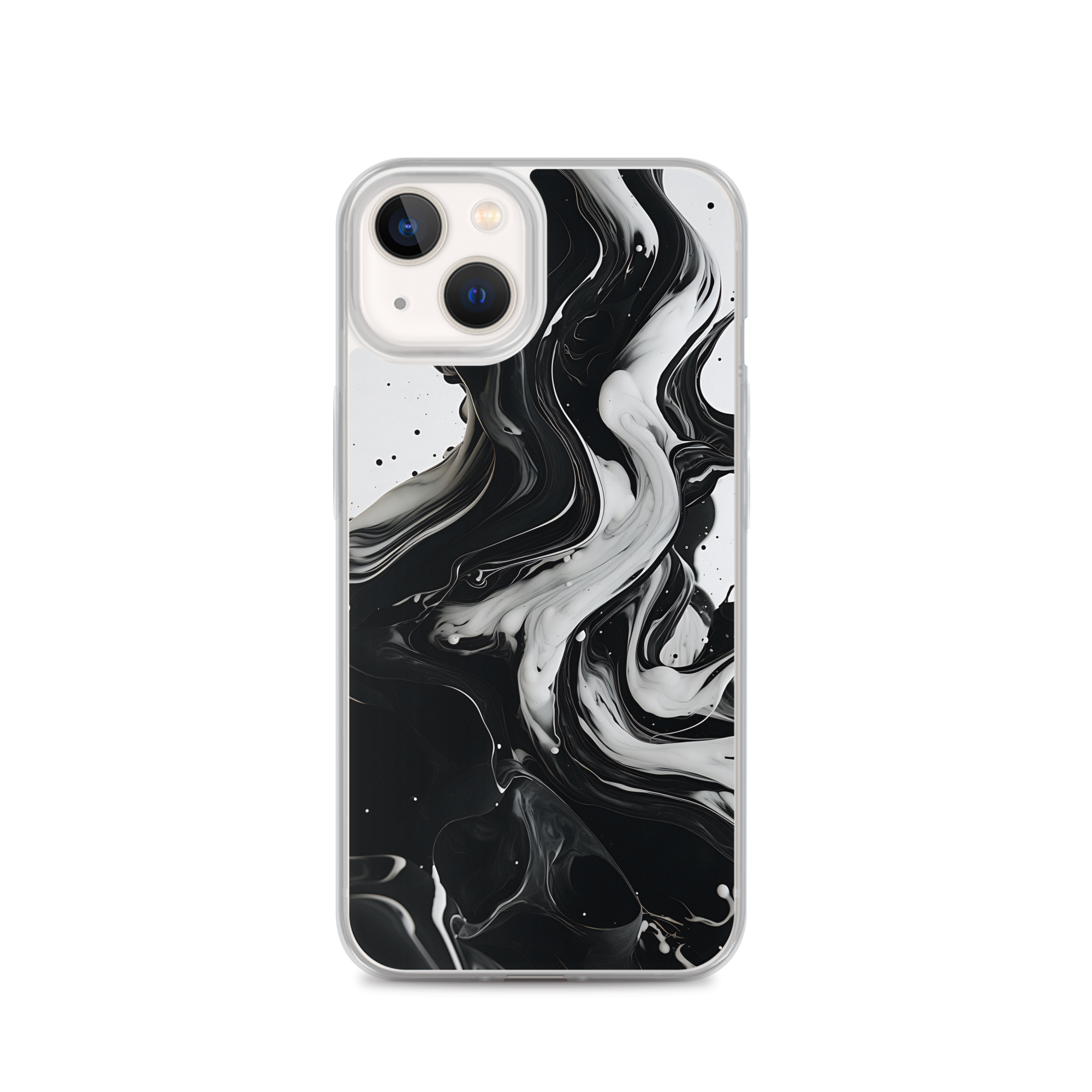 Black and White Fluid iPhone? Phone Case