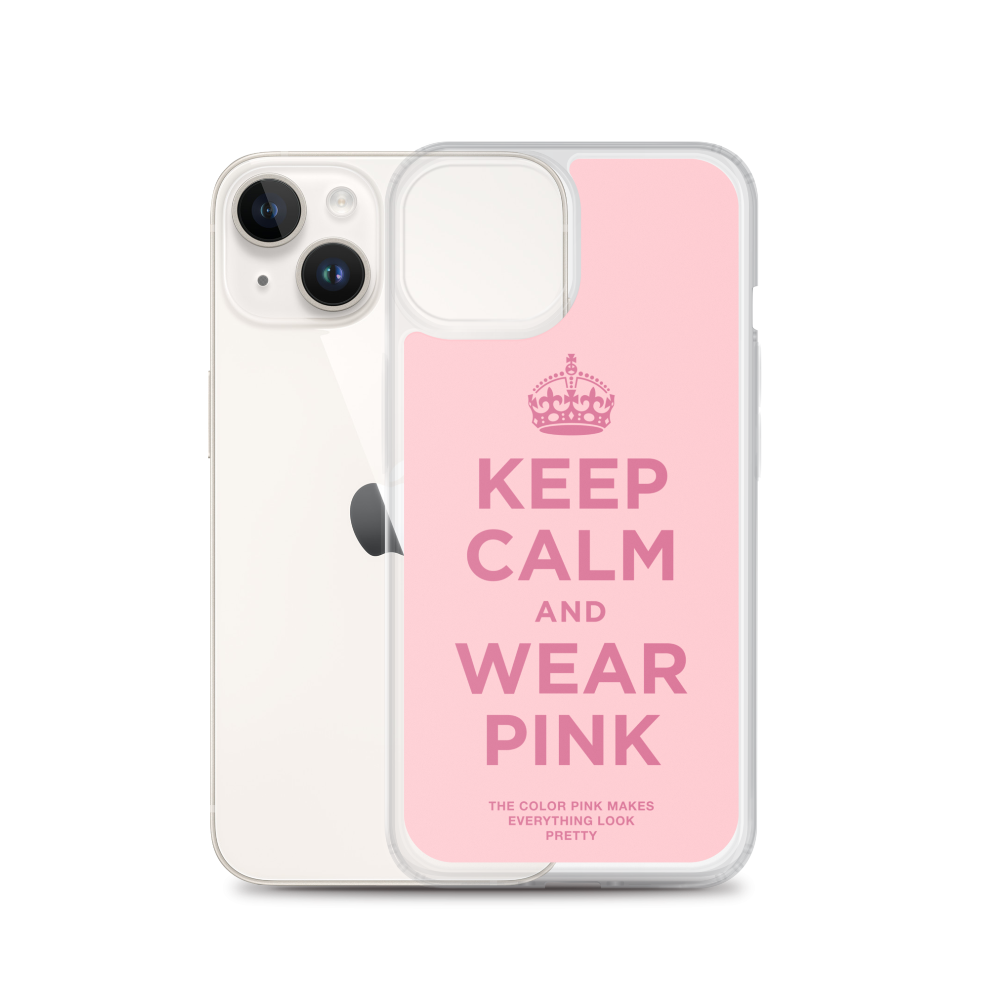 Keep Calm and Wear Pink iPhone? Phone Case