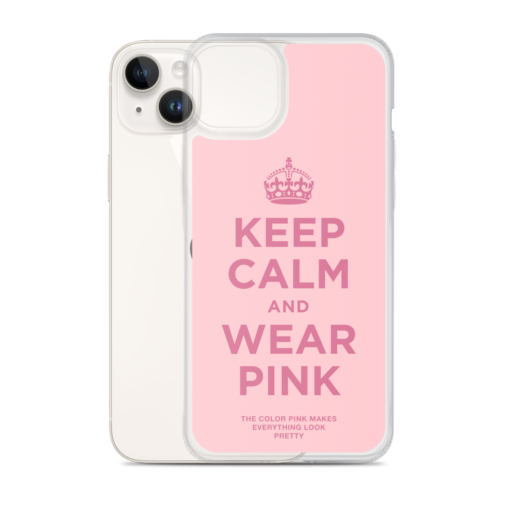 Keep Calm and Wear Pink iPhone? Phone Case