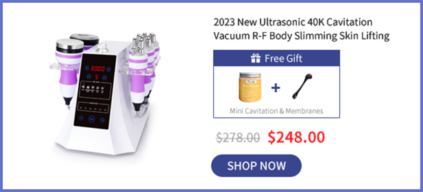 5 in 1 40k Professional Unoiestion Ultrasonic Cavitation 2.0 Machine With Radio Frequency
