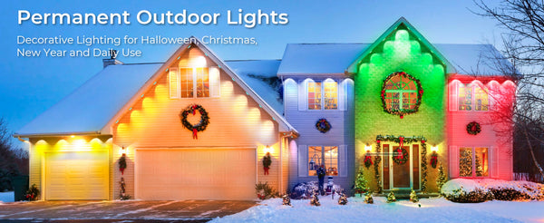 Christmas Outdoor Permanent Lights