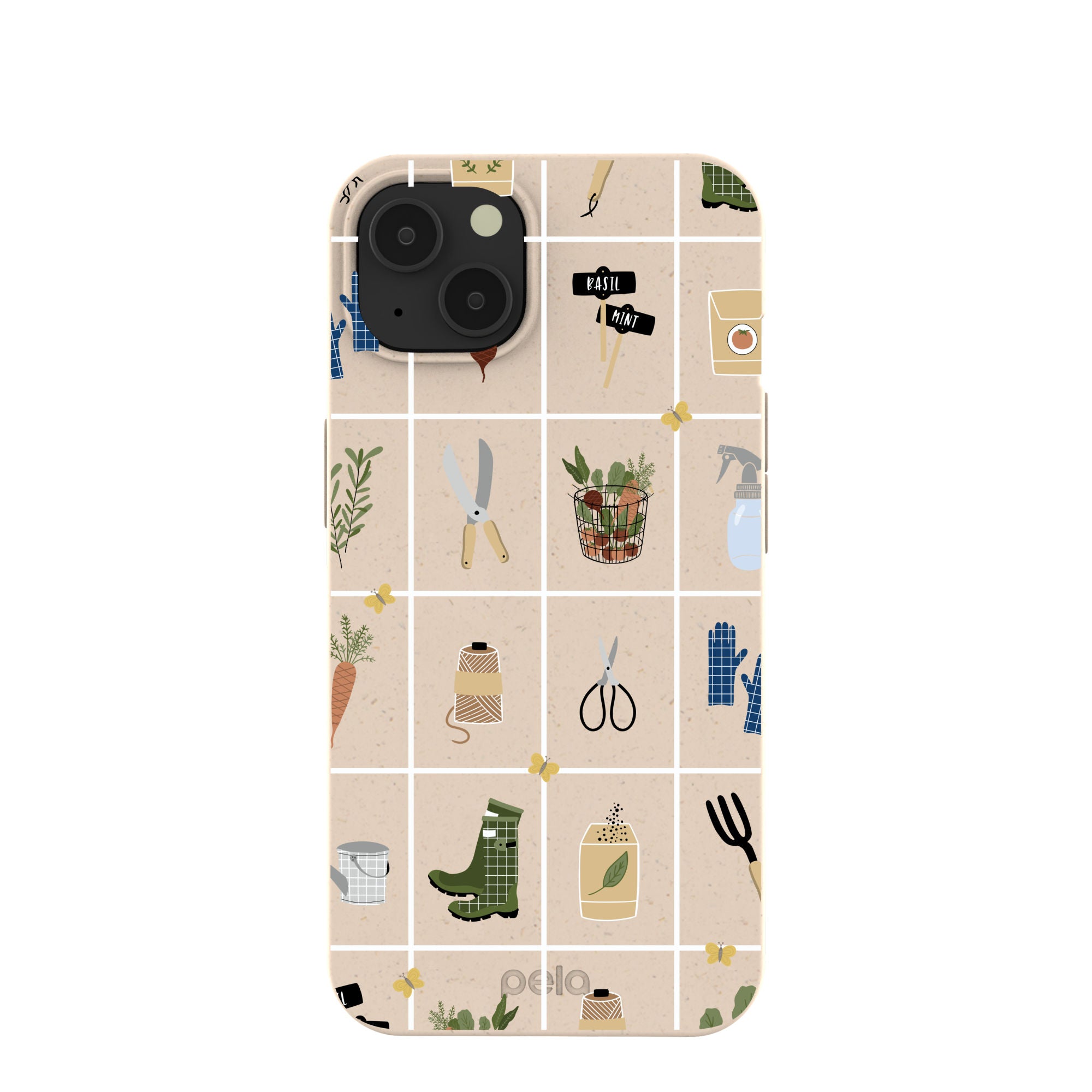 Seashell Garden Delight iPhone 13 Case