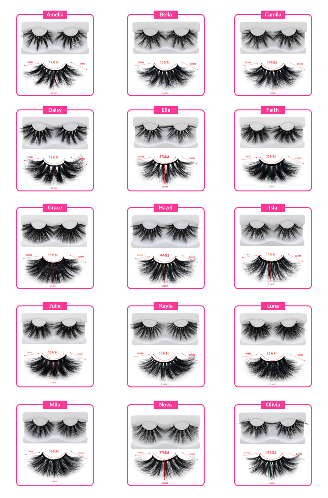 25mm mink lashes