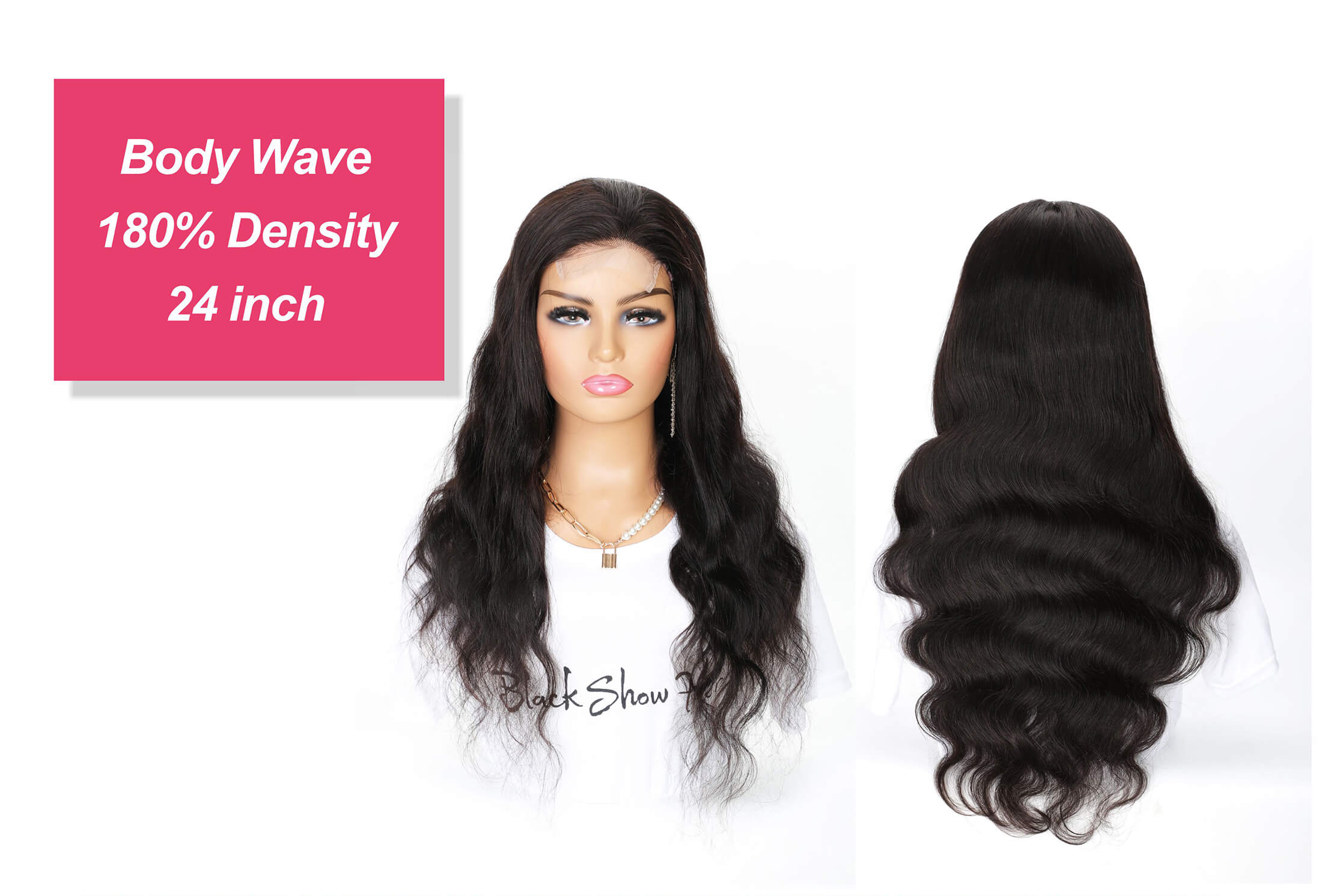 body wave human hair transparent lace closure wig