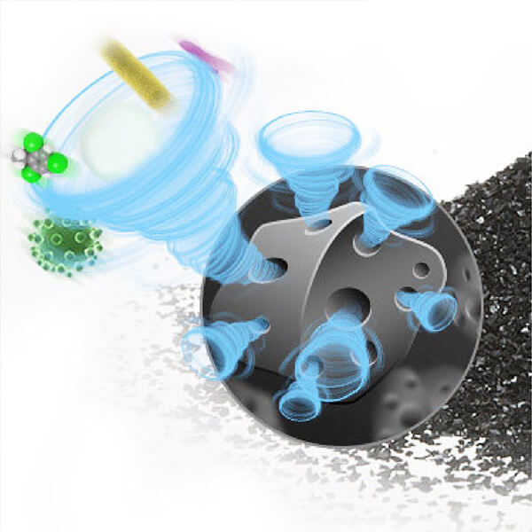 Silver-loaded activated carbon