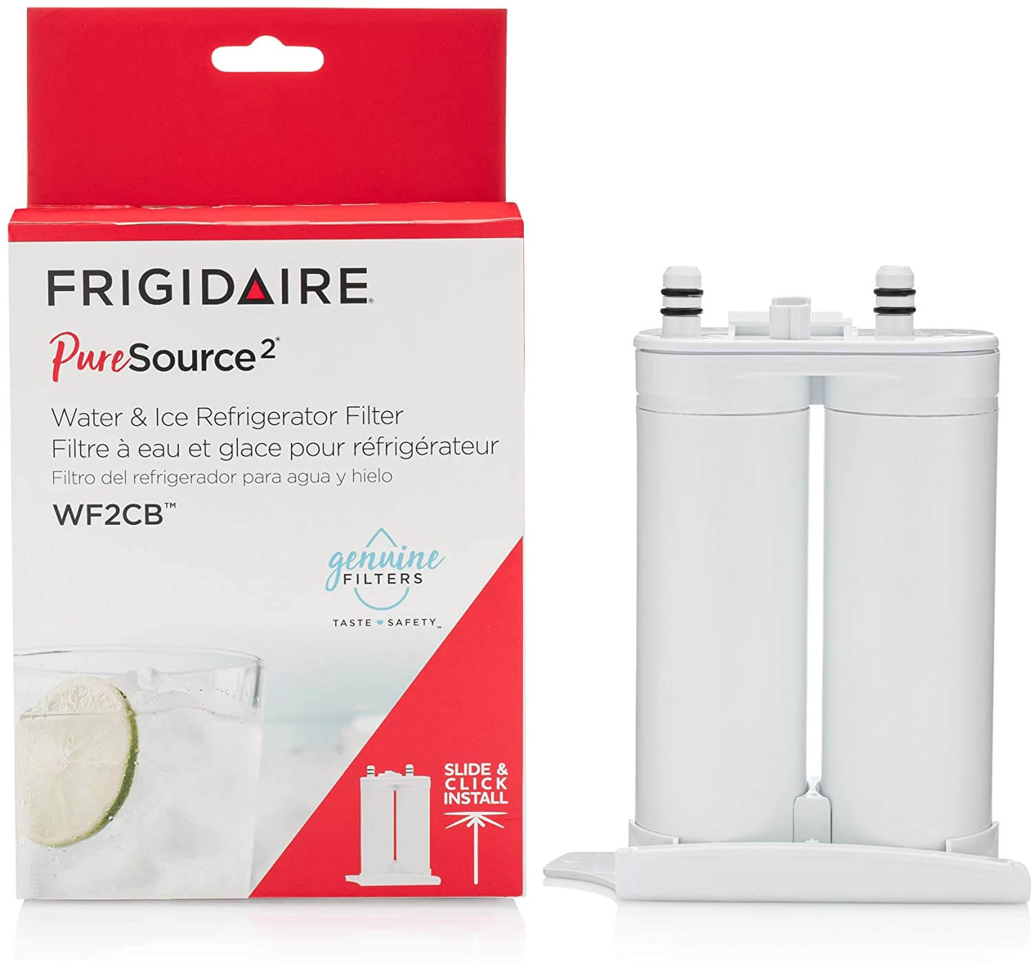 Frigidaire WF2CB PureSource2 Water Filter Cartridge, 1 Count, White