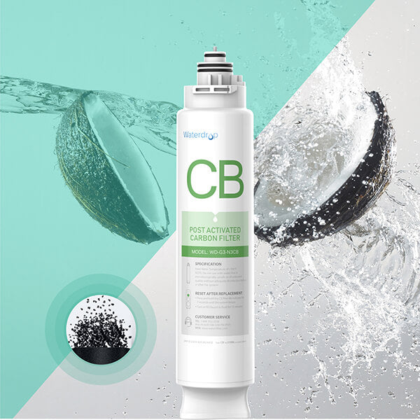 lõi lọc nước CB được làm từ khối carbon dừa tự nhiên
