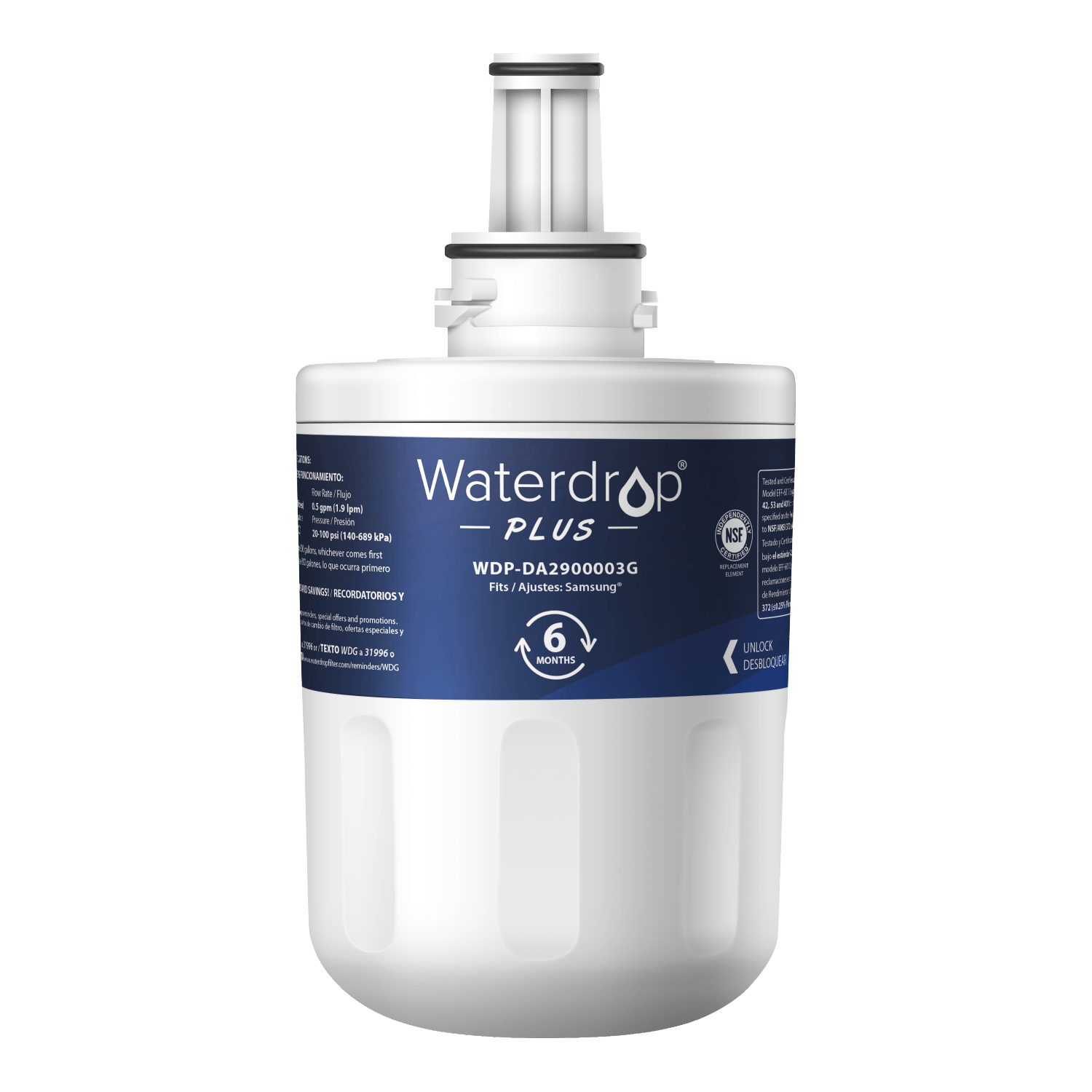 Waterdrop Replacement for Samsung Fridge Filter DA29-00003G