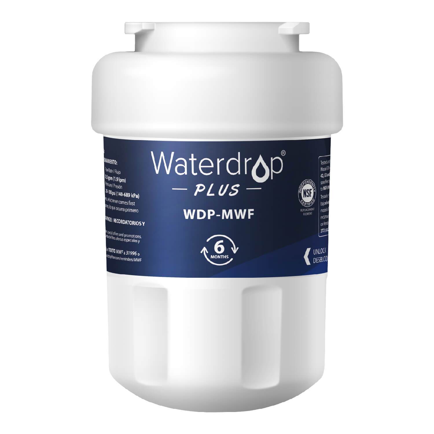 Waterdrop Replacement for GE MWF Refrigerator Water Filter
