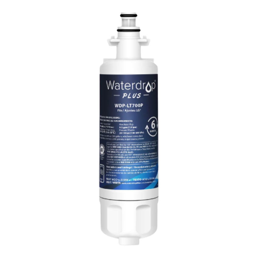 Waterdrop Replacement for LG Fridge Water Filter LT700P ADQ36006101