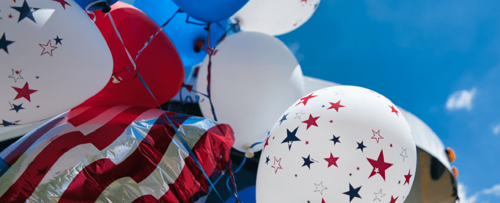 Independence Day themed Balloons