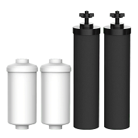 Black Elements & Fluoride Filters Replacement for Waterdrop King Tank