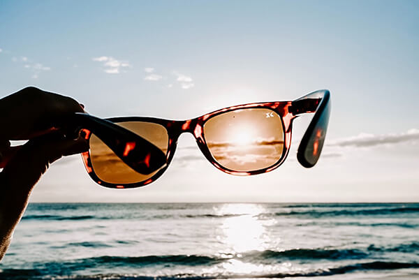 Sunglasses under the sun