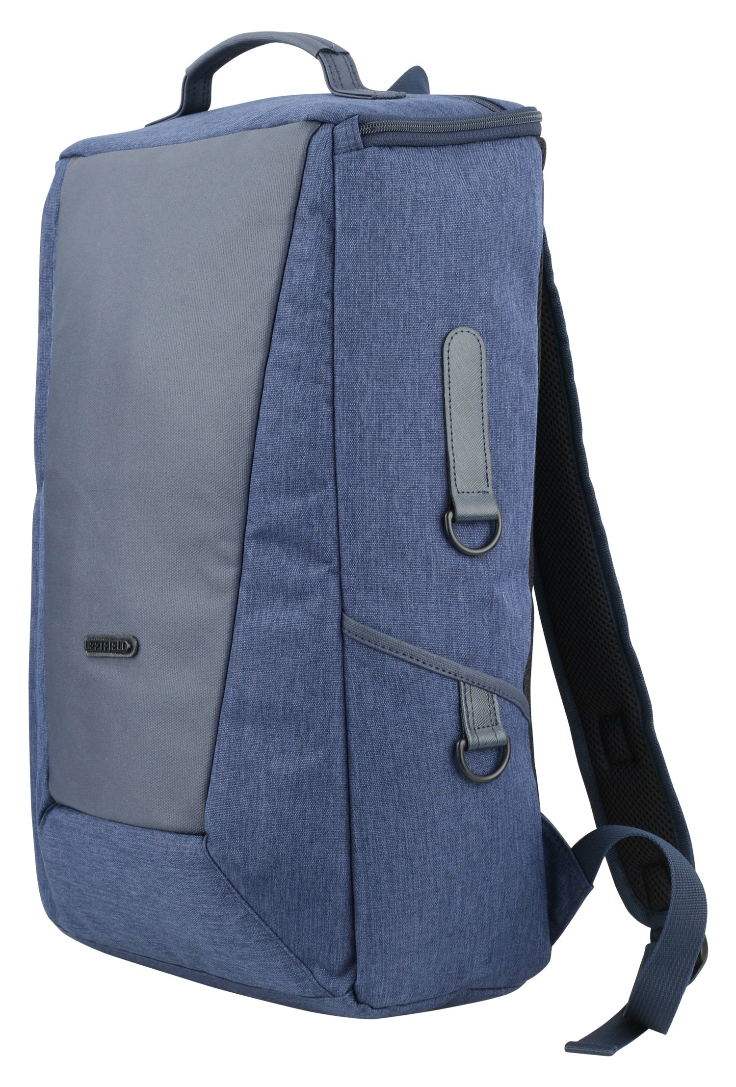 Navy Blue Canvas Casual Business Laptop School Backpacks Bookbags