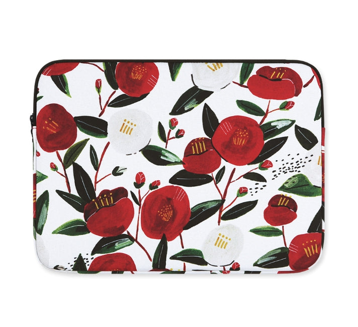 Camellia Floral Graphic Laptop Sleeves 11