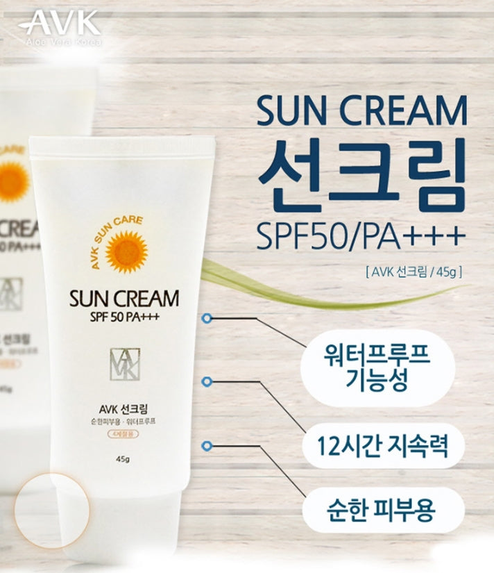 AVK Aloe vera Sun Creams SPF 50 PA +++ Waterproof freshly UV Protection Sunscreens Makeup Covers Long lasting