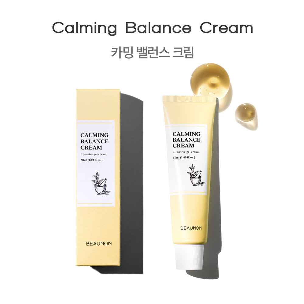 6 Pieces Beaunon Calming Balance Creams 50ml Facial Soothing Moisture Skincare Korean Best Popular Selling Beauty Face soothes hyaluronic acid Red Spots Trouble Cosmetics