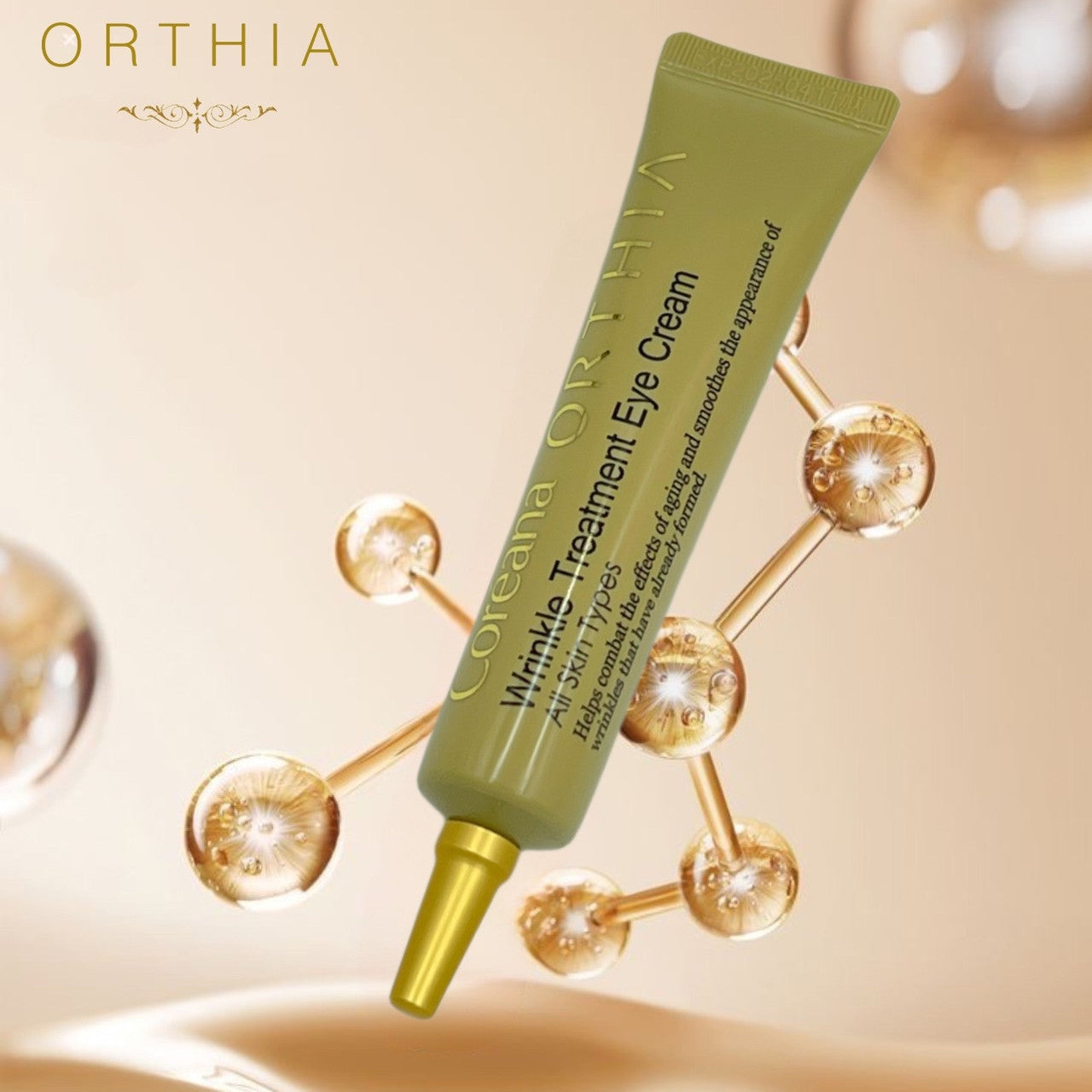 Coreana Orthia Wrinkle Treatment Eye Cream 30ml Crows Feet Fine Lines Korean Red Ginseng