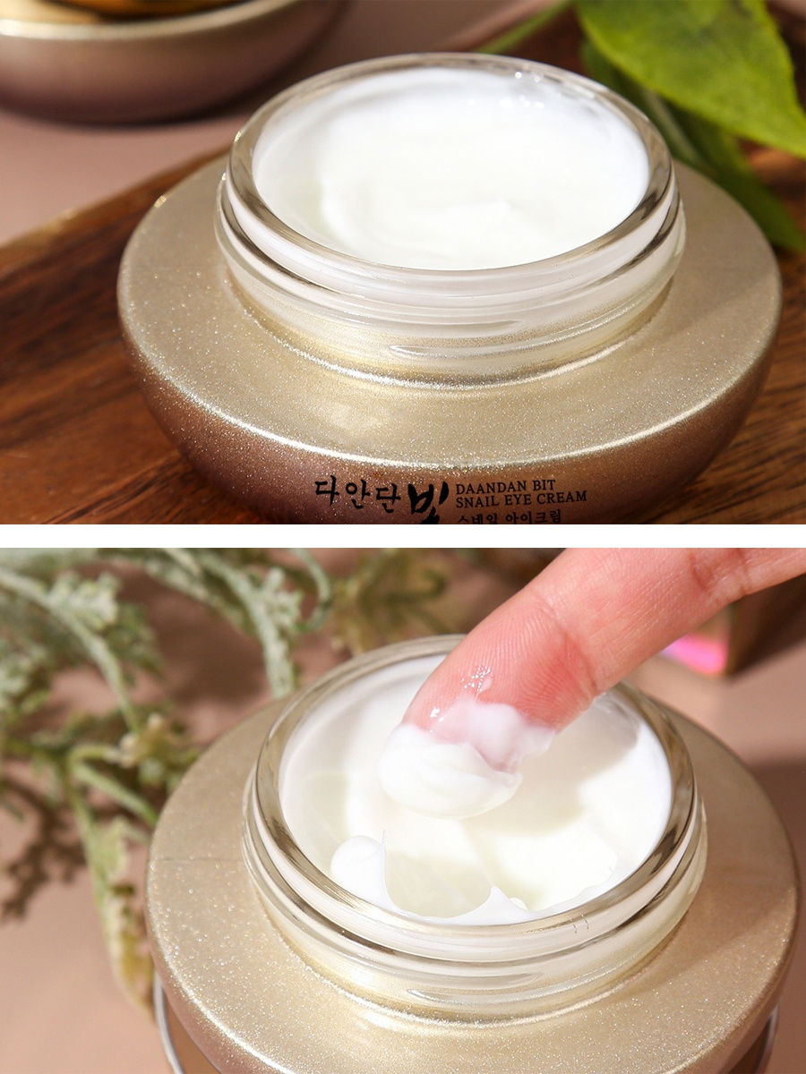 2 pieces DAANDANBIT Stem Cell Snail Eye Creams 50g Fine lines Wrinkles Anti-ageing Dark Circle Crows feet Dryness